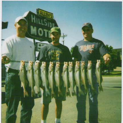 Nice Stringer of Walleyes  6/28/2007