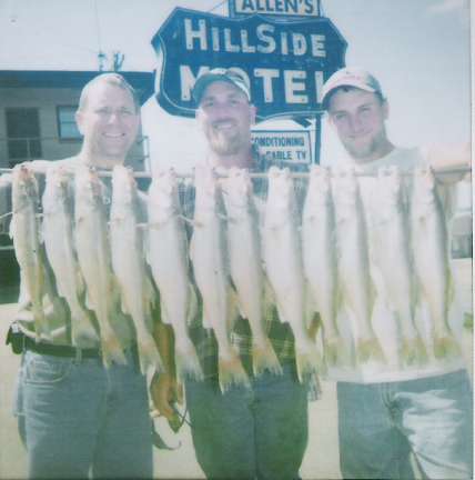 Nice Stringer of Walleyes  7/14/2007