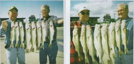Rapid City Guys Catch Missouri River Walleyes  6/13 - 6/14/2008