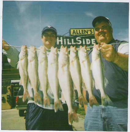 Nice Stringer of Walleyes 8/31/2008